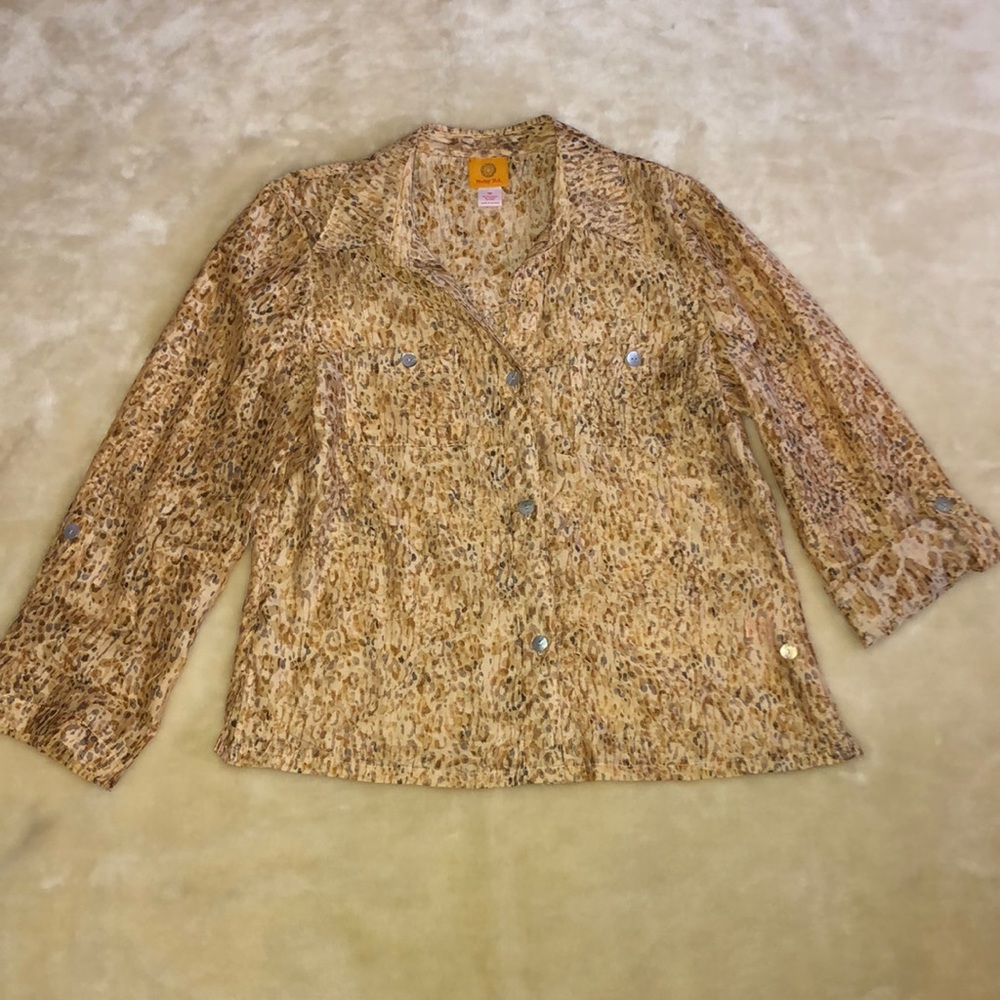 Ruby Rd. Printed Button Down - image 1